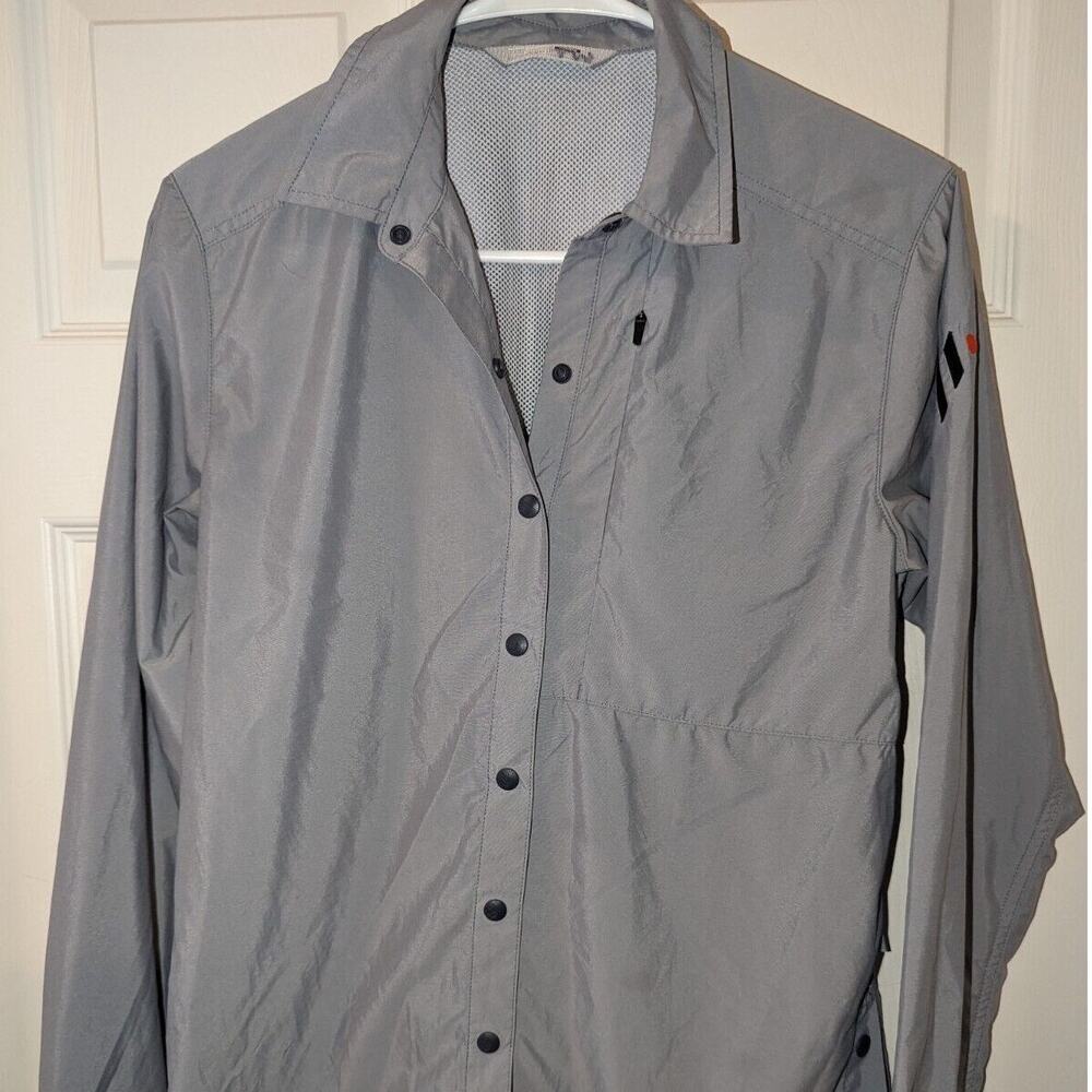 Stio Shirt Womens XS New Fork Trail Shirt Storm Cloud Gray Hiking Camping